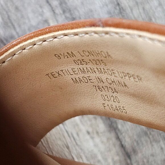 Liz Claiborne LC NIHOA Strappy Block Heel Brown Sandal - Picture 5 of 10